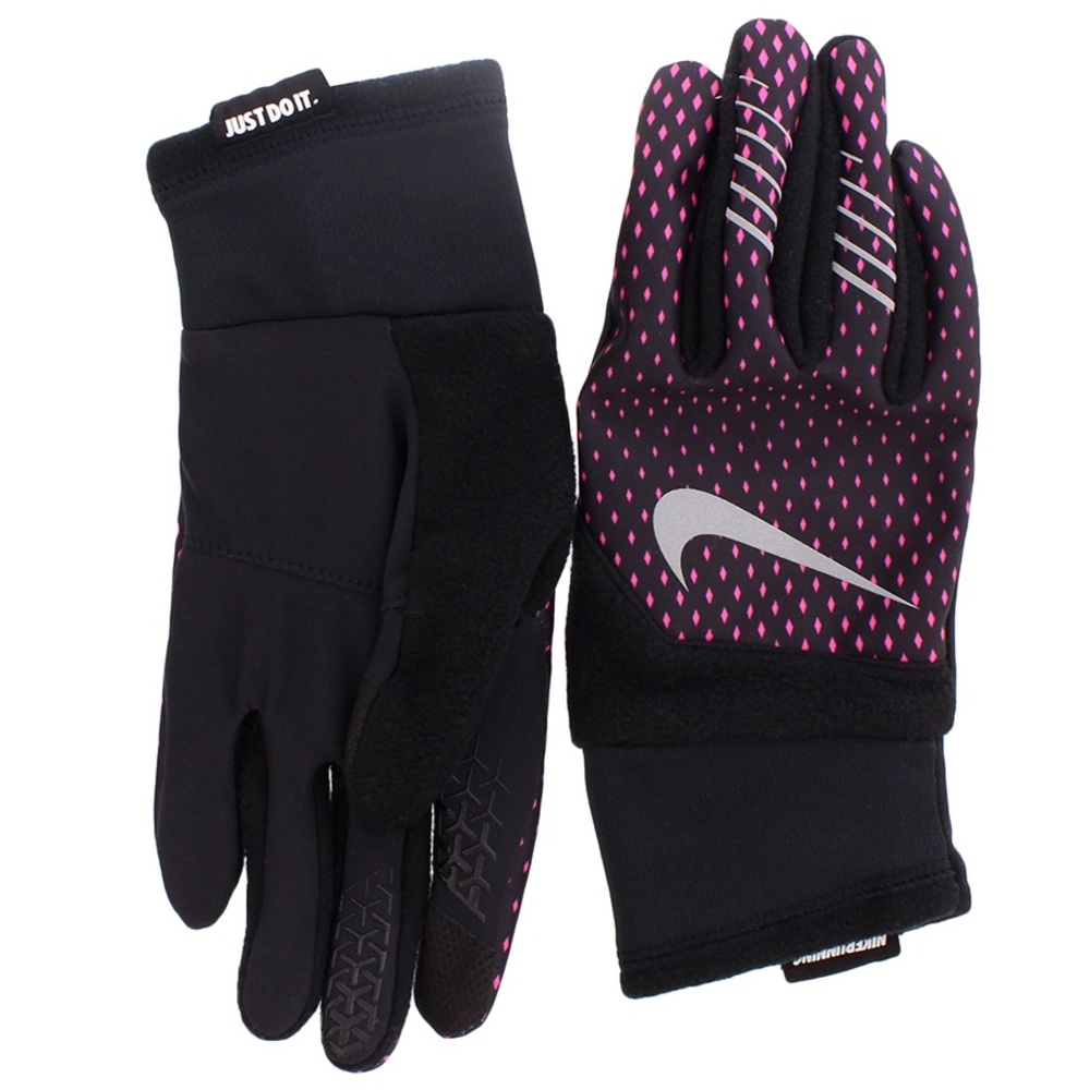 Womens Nike Therma-Fit Elite 2.0 Gloves Large Black Pink